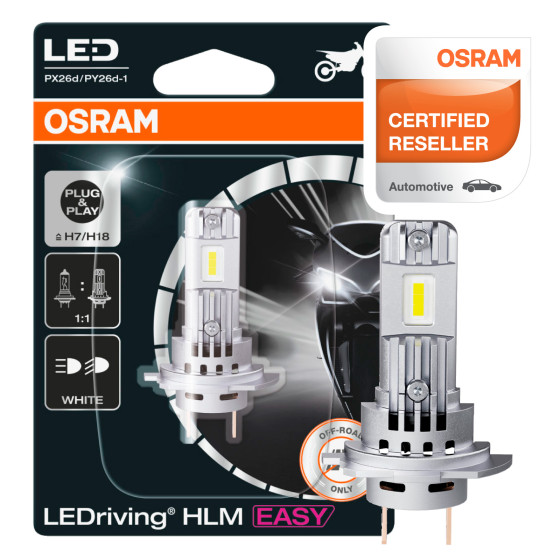 Lampadina LED Moto LEDriving HLM Easy H7/H18 12V 16.2W Osram