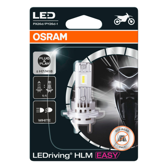 Lampadina LED Moto LEDriving HLM Easy H7/H18 12V 16.2W Osram