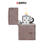Immagine 5 - Zippo Premium Accendino a Benzina Ricaricabile ed Antivento con Fantasia Heart Design - mod. 49811