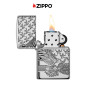 Immagine 5 - Zippo Accendino a Benzina Ricaricabile ed Antivento con Fantasia Patriotic Design - mod. 49027