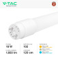 Immagine 5 - V-Tac VT-1277 Tubo LED SMD Nano Plastic T8 G13 18W Lampadina 120cm con Starter - SKU 216263 / 216273 / 216264