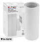 V-Tac VT-11015 Portalampada da Muro con Doppio Attacco GU10 Applique IP54 Colore Bianco - SKU 2970