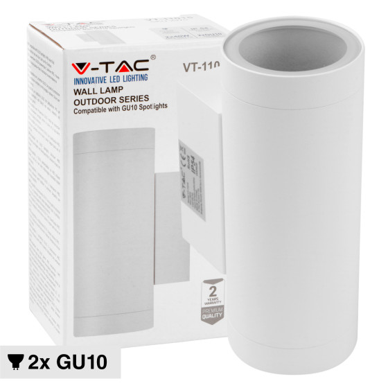 VT-11015 Porta Lampada da Muro per GU10 Applique IP54 V-Tac VT-11015 Porta Lampada da Muro per GU10 Applique IP54 V-Tac
