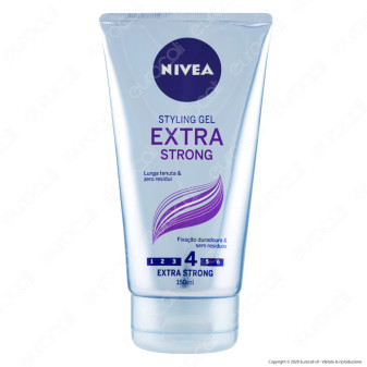 Nivea Styling Gel Extra Strong Fissante Lunga Tenuta Senza Residui