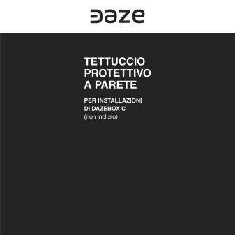 Tettuccio Protettivo per Installazione Wallbox a Parete Daze