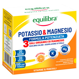 Equilibra Potassio & Magnesio 3 Formula Potenziata Integratore Alimentare...