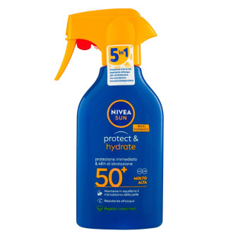 Nivea Sun Protect & Hydrate Spray Solare Idratante SPF 50+ Protezione Molto...