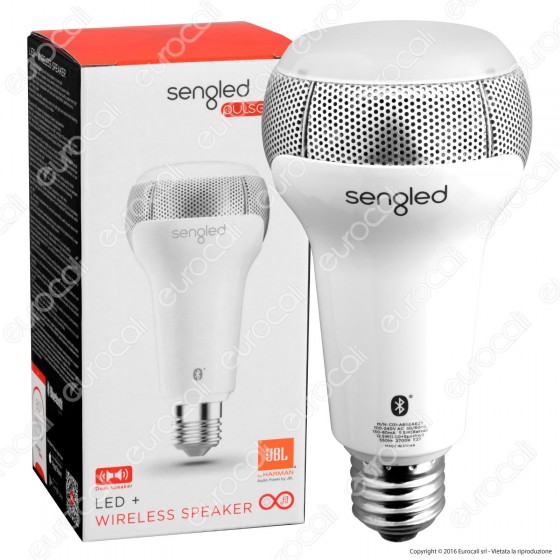 Sengled Pulse Solo Lampadina LED Bluetooth E27 con Altoparlanti - Sengled Pulse Solo Lampadina LED Bluetooth E27 con Altoparlanti -