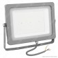 V-Tac VT-49100 Faretto LED SMD 100W Ultrasottile da Esterno Colore Grigio - SKU 5852 / 5853 / 5854 [TERMINATO]