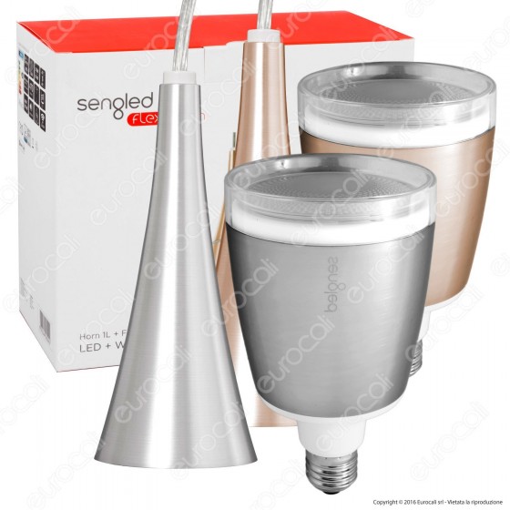 Kit Sengled Pulse Flex Lampadina LED Wi-Fi E27 con Portalampada Pulse Kit Sengled Pulse Flex Lampadina LED Wi-Fi E27 con Portalampada Pulse
