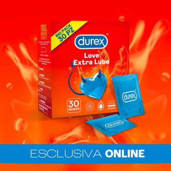 Preservativi Durex Love Extra Lube Big Pack Esclusiva Online 30pz