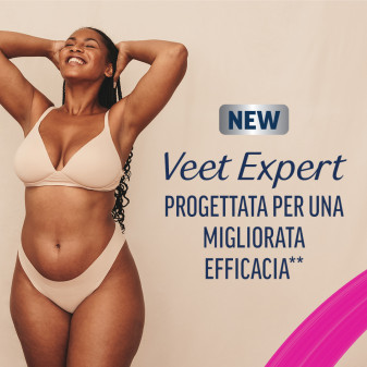 Strisce Depilatorie Gambe & Corpo per Pelli Normali Veet Expert 12pz