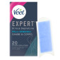 Immagine 1 - Veet Expert Strisce Depilatorie Gambe & Corpo per Pelli Sensibili - Confezione da 20 Strisce [TERMINATO]