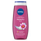 Nivea Shower Gel Waterlily &amp; Oil Detergente Corpo Idratante Nutriente con Perle d'Olio e Profumo di Ninfea - Flacone da 250ml