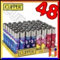 Clipper Large Fantasia Style - Box da 48 Accendini [TERMINATO]