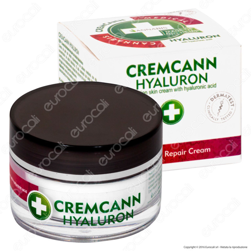 Annabis Cremcann Crema Rigenerante con Acido Ialuronico - Barattolo
