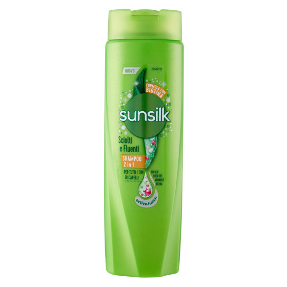 Sunsilk Shampoo & Balsamo Sciolti e Fluenti 2in1 con Biotina Sunsilk Shampoo & Balsamo Sciolti e Fluenti 2in1 con Biotina