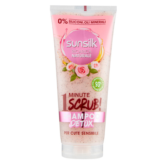 Sunsilk Ricarica Naturale 1 Minute Scrub Shampoo Detox Cute Sensibile Sunsilk Ricarica Naturale 1 Minute Scrub Shampoo Detox Cute Sensibile