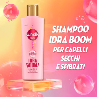 Sunsilk Shampoo Idra Boom con Acido Ialuronico e Collagene