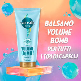 Sunsilk Balsamo Volume Bomb con Acido Ialuronico e Arginina