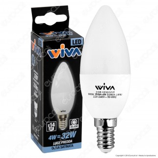 Wiva Lampadina LED E14 4W Candela - mod. 12100210 / 12100279 /