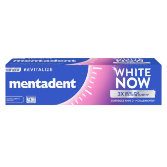Mentadent White Now Revitalize Dentifricio Sbiancante - Flacone da 75ml