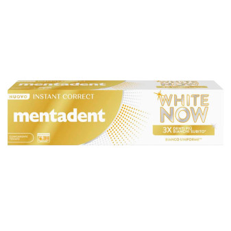 Mentadent White Now Instant Correct Dentifricio Sbiancante - Flacone da 75ml