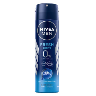 Nivea Men Deodorante Spray Fresh Active 48h Antibatterico Senza Sali...