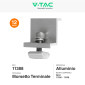 Immagine 7 - V-Tac Kit Struttura in Alluminio Montaggio 12 Pannelli Solari Fotovoltaici 35mm da 400W a 550W su Tetto Lamiera Grecata