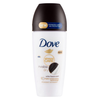 Dove Deodorante Invisible Dry Roll-On 48h 0% Alcol con Fresia Bianca -...