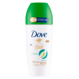 Dove Deodorante Go Fresh Roll-On Aloe e Pera 48h 0% Alcol e Antitraspirante -...