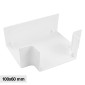 Elmark Angolo a T per 3 Canaline Passacavi 100x60 in Plastica Bianca - mod. 562100603