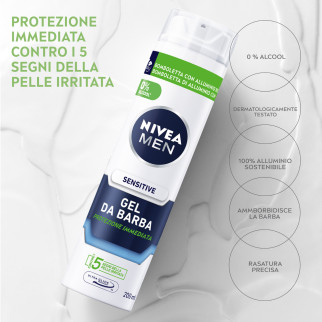 Sensitive Gel da Barba 200 ml NIVEA Men