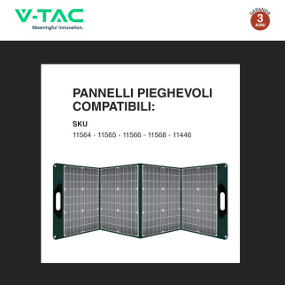 VT-1001 Accumulatore Portatile LiFePO4 1050Wh 1000W V-Tac
