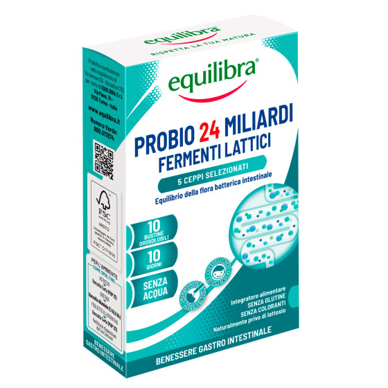 Equilibra Probio 24 Miliardi di Fermenti per la Flora Intestinale Equilibra Probio 24 Miliardi di Fermenti per la Flora Intestinale