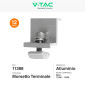 Immagine 7 - V-Tac Kit Struttura in Alluminio Montaggio 15 Pannelli Solari Fotovoltaici 35mm da 400W a 550W su Tetto Lamiera Grecata
