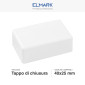 Immagine 2 - Elmark Tappo di Chiusura per Canaline Passacavi 40x25 in Plastica Bianca - mod. 56240256