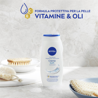 Creme Soft Crema Doccia Detergente con Vitamine e Oli Nivea