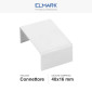 Immagine 2 - Elmark Connettore Giunto per Canaline Passacavi 40x16 in Plastica Bianca - mod. 56240165