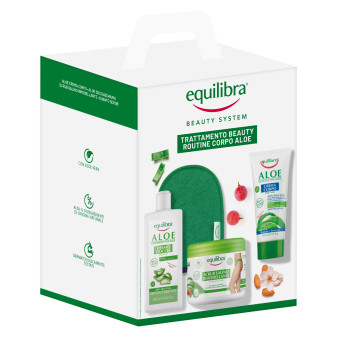 Equilibra Beauty System Trattamento Beauty Routine Corpo Aloe con Scrub Crema...