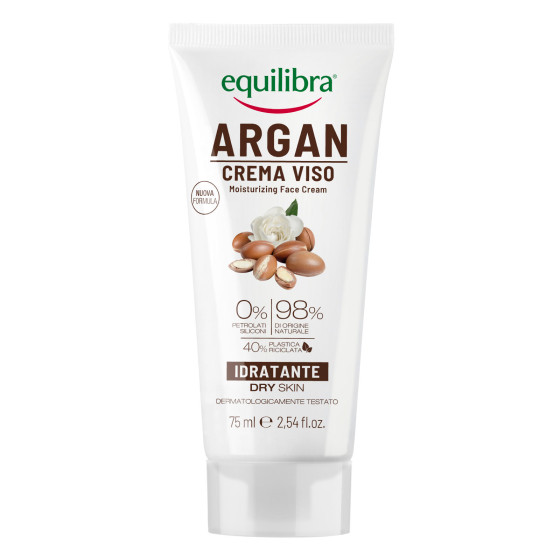 Argan Crema Viso Idratante per Pelli Secche 75ml Equilibra Argan Crema Viso Idratante per Pelli Secche 75ml Equilibra