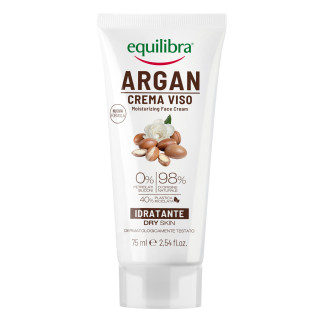 Argan Crema Viso Idratante per Pelli Secche 75ml Equilibra