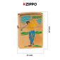Immagine 4 - Zippo Accendino a Benzina Ricaricabile ed Antivento con Fantasia Golf Man Color - mod. 49477