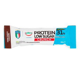 Equilibra Integratore Protein 31% Low Sugar Crunch Barretta Proteica al...