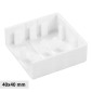 Elmark Tappo di Chiusura per Canaline Passacavi 40x40 in Plastica Bianca - mod. 56240406