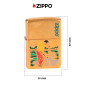Immagine 4 - Zippo Accendino a Benzina Ricaricabile ed Antivento con Fantasia Golfing Design - mod. 49477