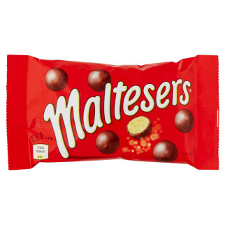 Praline al Malto Ricoperte di Cioccolato al Latte 25 Bustine Maltesers