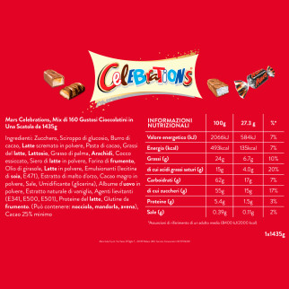 Acquista Celebrations Miniatures Cioccolatini Misti da