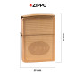 Immagine 4 - Zippo Accendino a Benzina Ricaricabile ed Antivento con Fantasia Zippo - mod. 204B