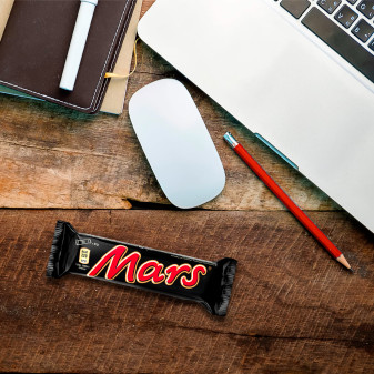 Snack con Malto e Caramello Ricoperto di Cioccolata Mars 32x 51g